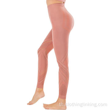 JACQUARD YOGA กางเกงรัดรูป LEGGINGS SPORT WOMEN